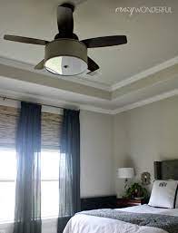 Shop drum shade ceiling fan light kit at bellacor. Diy Drum Shade Ceiling Fan Crazy Wonderful