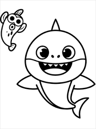 Baby shark pinkfong coloring pages is the first book to take fans behind the scenes of the groundbreaking and boundlessly a nursery song about a family of. Kids N Fun Com 19 Coloring Pages Of Baby Shark