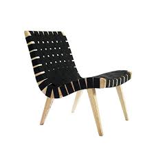 Mid Century Modern Reproduction Risom Lounge Chair Black Inspired By Jens Ris Mid Century Lounge Chairs Modern Lounge Chairs Mid Century Modern Lounge Chairs