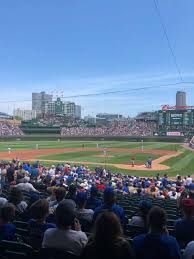 wrigley field section 215 home of chicago cubs