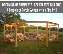 He layed out a hexagon in his yard so that the center for the uprights for each bay were 7 feet apart because he wanted to get 5 foot swings. Facebook