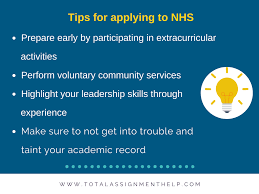 To compose a proper nhs application essay, you need to know two things this application essay paper is a letter where you describe how you meet the criteria of the membership. National Honor Society Essay Total Assignment Help