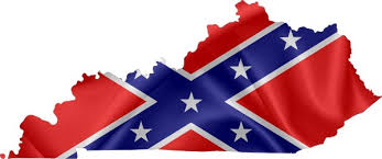 Kentucky state flag coloring page Kentucky Confederate Flag Decal Sticker 03