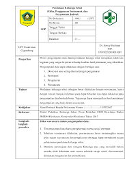 Dengan tujuan untuk melihat sejauh mana 12 indikator keluarga sehat sudah terpenuhi di desa hilir kantor. Doc Sop Keluarga Sehat Dian Fajar Academia Edu