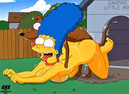 Xbooru - ass beastiality breasts gkg marge simpson nude sweating tan line  the simpsons thighs tongue out | 879081