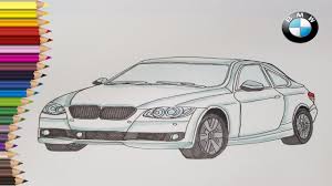Filmuleț cu masini pentru copii. Bmw Seria 3 Invata Cum Se Deseneaza O Masina Desenat Si Colorat Youtube