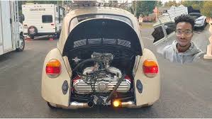 Image result for Poppy Red 1954 Beetle