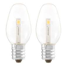 Triangle Bulbs T95021 2 2 Pack 0 5 Watt C7 Led Night Light Bulb Clear 2 Pack Ad Pack Sponsored Watt Triangle Bulbs Bulb Light Bulb Triangle