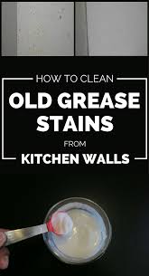 But, how to clean greasy kitchen cabinets is not an easy job without these tips. How To Clean Old Grease Stains From Kitchen Walls 101cleaningtips Net Cleaning Hacks Grease Stains Cleaning Painted Walls