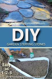 Rocka Design Custom Stone Maker Diy Custom Stepping Stone Maker Garden Stepping Stones Garden Stones Stepping Stones