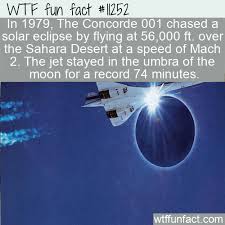 Wtf Fun Fact Concorde Solar Eclipse Fun Facts Wtf Fun Facts Wtf Fun Facts Funny