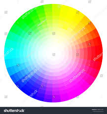 Illustrated Color Wheel With All Colors And Gradients On A White Background Color Wheel All The Colors Gradient Color