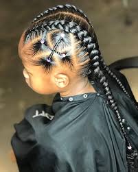 This hairstyle was done to perfection. Book Miss Vicky The Loc Loft Stl Vickysbraids Getchusum Feedinb Kids Braided Hairstyles Braided Hairstyles Girls Natural Hairstyles