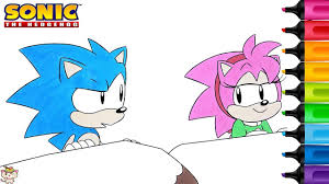 Touch device users, explore by touch or with swipe gestures. Sonic The Hedgehog Coloring Book Pages Amy Rose Sega Genesis Playstation Rainbow Splash Youtube
