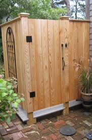 A miniature shower is perfect for rinsing off hands and feet made grimy by the great outdoors. 21 Awesome Outdoor Shower Design Ideas Sebring Design Build