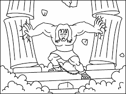 Click here for all bible printables. Samson Destroys Temple Coloring Page Coloring Pages 4 U