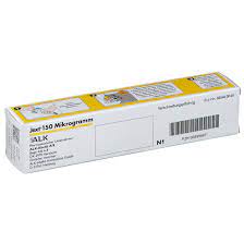 Ein fertigpen gibt eine dosis von 0,30 ml jext enthält weniger als 1 mmol natrium (23 mg) pro dosis. Jext 150 Mikrogramm 1 St Shop Apotheke Com