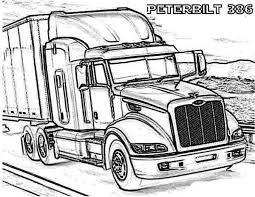Coloring halloween pages this fall with these free halloween color sheets, halloween pictures coloring, and coloring activity books is lot of semi trucks are used to haul things long distances. Tractor Trailer Truck Coloring Pages Novocom Top