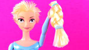 Frozen Elsa Cuts Her Hair Features Frozen Anna Ariel Maleficent Descendants Mal Evie Youtube