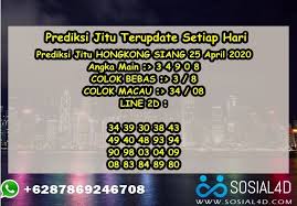 Prediksi Jitu Hongkong Siang 25 April 2020 Sosial4d Di 2020 Mainan Hadiah Penyiangan