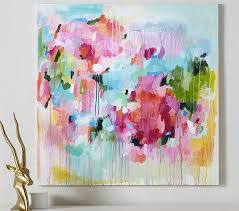 See what attracts them and figure out a fun color palette or set of textures and patterns around their favorites. Floral Color Pop Canvas Wall Art Pottery Barn Kids