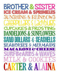 Brother And Sister Signs Google Search Kid Room Decor Sibling Wall Art Kids Room