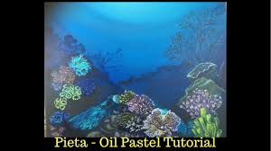 Plastic cup or bowl for paint. How To Paint An Underwater Coral Reef Acrylic Painting Tutorial Youtube