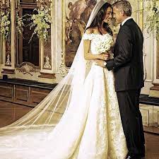 George clooney, the man long considered one of hollywood's most eligible bachelors, followed up his private wedding to british human rights attorney amal alamuddin with a civil ceremony in. Amal Alamuddin And George Clooney S Wedding Amal Clooney Style