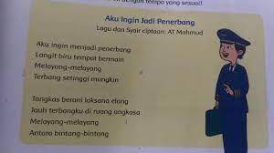 Peserta didik dengan bimbingan guru menyanyikan lagu dengan tempo dan tinggi rendah nada yang sesuai. Aku Ingin Menjadi Penerbang Cipt At Mahmud Nada Dan Audio Jelas Youtube