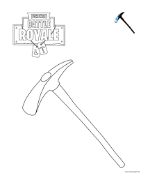 Learn how to draw shadow agent peely from fortnite chapter 2 season 2 battle pass. Print Default Pickaxe Fortnite Coloring Pages Coloring Pages Coloring Pages To Print Coloring Books