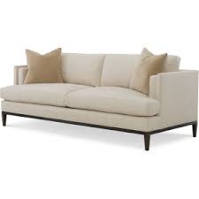 With flared scroll arms and square section supports. Wesley Hall Products