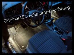 Hier sehen sie alle produkte, die mit diesem radio kompatibel sind. Golf 7 Original Vw Led Fussraumbeleuchtung Nachrusten Youtube