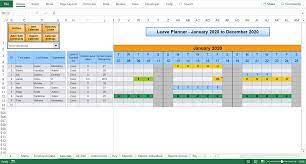 This leave planner template is a great free way to get started with tracking absences. Excel Holiday Planner Staff Holiday Management