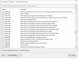 Downloading Electronic Navigational Charts S 57