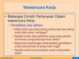 36 pertanyaan wawancara magang dan trik menjawabnya. Contoh Soal Wawancara