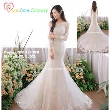 Gaun pengantin ekor kebaya modern model putri kerajaan eropa om 684 wd. Gaun Pengantin Ekor Putri Duyung Kebaya Modern Oppaoma Om 416 Wd Shopee Indonesia