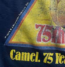 According to the centers for disease control and prevention, rates of teen smoking dropped. Vintage Camel 75 Years And Still Smokin T Shirt Size S Roots