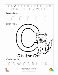 Worksheet For Kindergarten Letter C Di 2020