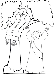 Bible coloring page pdf click here crayons or colored markers. Pin On Zacchaeus
