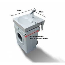 Space Saving Washbasin Fits Above Washing Machine Machine A Laver Idee Salle De Bain Salle De Bain Design