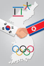 An olympiad is a period of four years associated with the olympic games of the ancient greeks. Nordkorea Und Sudkorea Handedruck Winter Olimpiada Logo Redaktionelles Foto Illustration Von Konzept Spiele 107237626