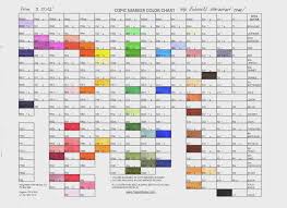 Copic Color Chart Gallery Of Chart 2019