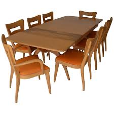 Thinline cast aluminum klismos dining set.table and four chairs. Heywood Wakefield Wishbone Table And Chairs Off 57