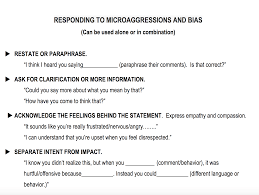 Responding To Microaggressions And Bias Prompts Say More Feelings Prompts