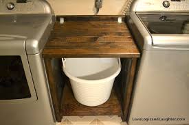 Utility Room Logic Storage Folding Table Between Washer Dryer Laundry Room Makeover Small Laundry Room Makeover Laundry Room Counter