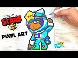 Tags brawl stars leon / 브롤 스타즈레온. Brawl Stars Pixel Art Mr P Youtube