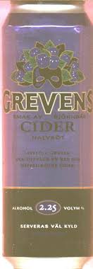 Grevens tropisk cider produced by hansa borg bryggerier as in no, average ciderexpert rating: Grevens Cider Blackberry 500ml Sweden