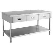 The table/workbench works well in commercial applications too, store tools, supplies, and equipment, or use a coffee station in the break room. 12 Best Stainless Steel Work Table Ideas Stainless Steel Work Table Kitchen Design Stainless Kitchen