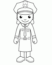 When it gets too hot to play outside, these summer printables of beaches, fish, flowers, and more will keep kids entertained. Policeman Coloring Page Coloring Home