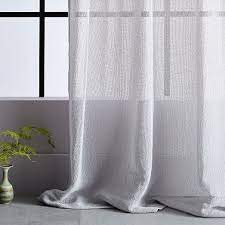 The finishing needle can weave loose ends of yarn into a knitted item when finishing without stopping to turn the needle around, and with no. Solid Open Weave Sheer Curtains Set Of 2 Frost Gray